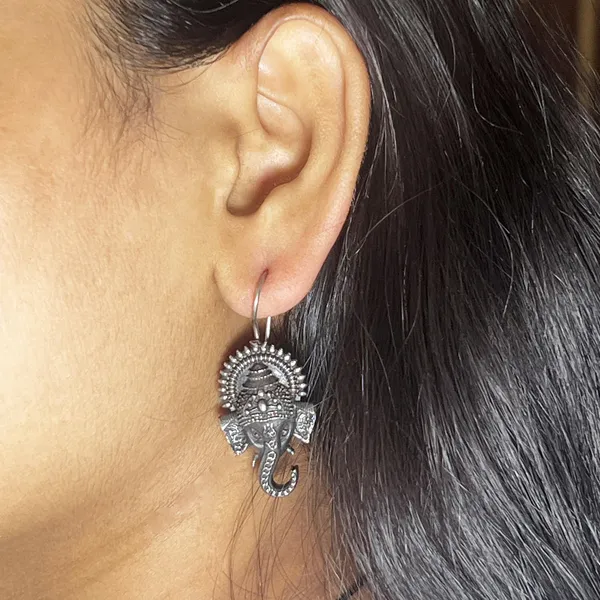 Oxidised_Oxidized_Lord_Ganesh_Temple_Drop_Earrings_|_Ganpati_Divine_Charm_|_Multiple_Designs_For_Women_And_Girls_(Style_C)