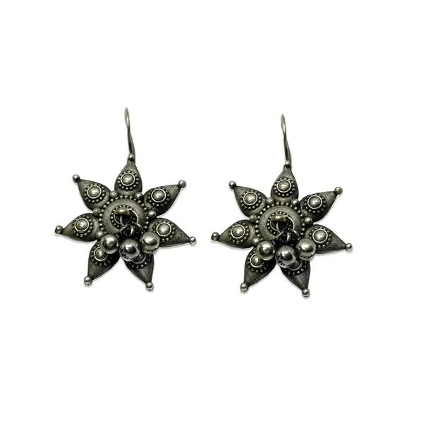 Oxidised_Black_Office_&_College_Wear_Elegant_Brass_Butterfly_And_Flower_Oxidised_Drop_Earrings_For_Women_|_Auspicious_Jewellery
