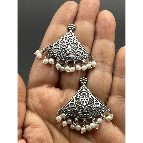 Silver_Traditional_Oxidized_Antique_Studs_Antique_Brass_Jhumka_Earrings_Variety_Of_Shapes_For_Women_&_Girls