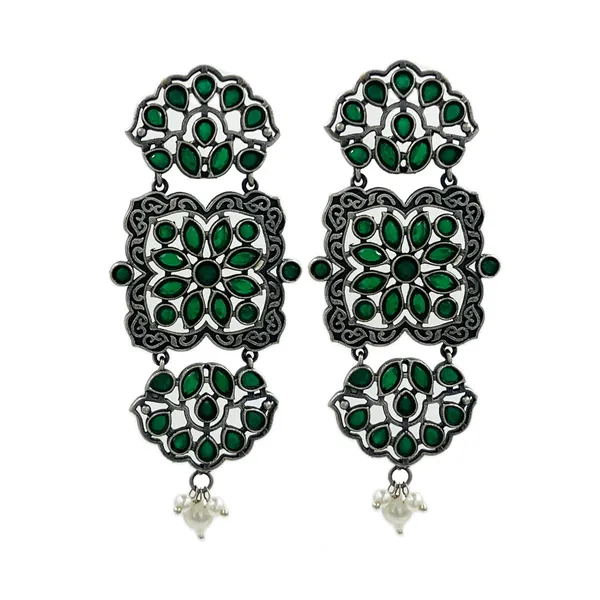 Green_Oxidized_Brass_Dangler_-_A_Fusion_Design_Beautifully_With_Both_Ethnic_And_Western_Attire_For_Women_&_Girls