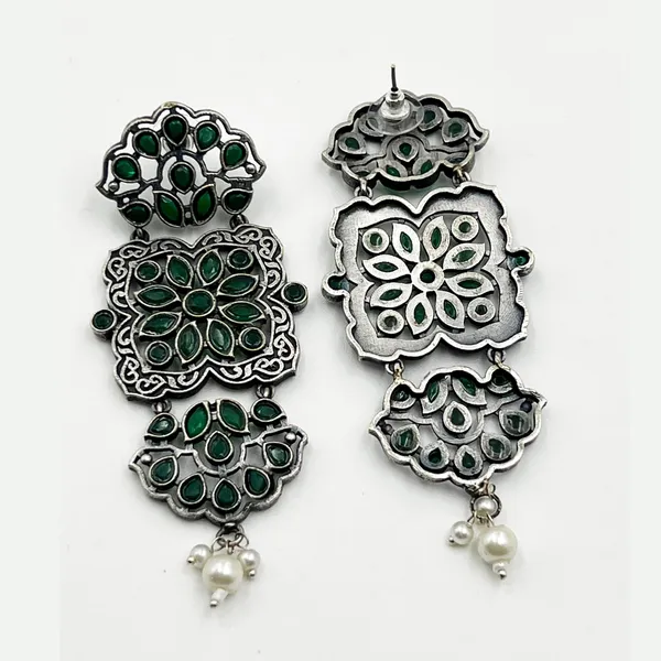 Green_Oxidized_Brass_Dangler_-_A_Fusion_Design_Beautifully_With_Both_Ethnic_And_Western_Attire_For_Women_&_Girls