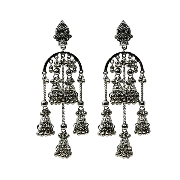 Silver_Oxidised_Silver_Triple_Jhumka_Chandelier_Earrings_For_Women_And_Girls,_Tribal_Ethnic_Dangler_Design