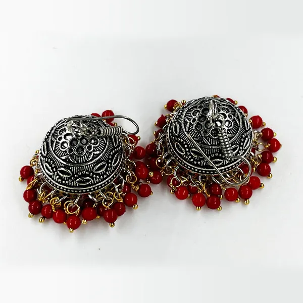 Ruby_Red_Oxidised_Red_Jhumka_Earrings_For_Women_And_Girls_Traditional_Boho_Ethnic_Jewellery