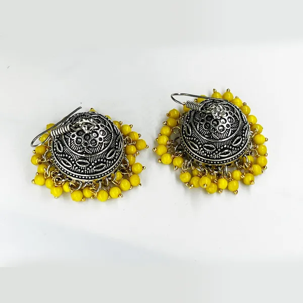 Yellow_Sunshine_Oxidised_Yellow_Jhumka_Earrings_For_Women_And_Girls_Ethnic_Handcrafted_Traditional_Dangler