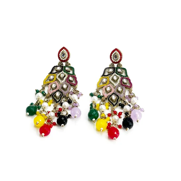Multicolor_Multicolor_Kundan_&_Bead_Dangler_Earrings_Festive_Ethnic_Jewellery_For_Women