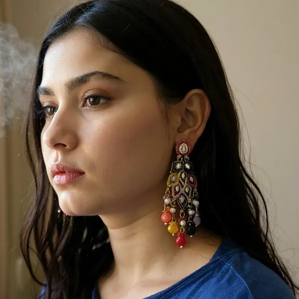 Multicolor_Multicolor_Kundan_&_Bead_Dangler_Earrings_Festive_Ethnic_Jewellery_For_Women