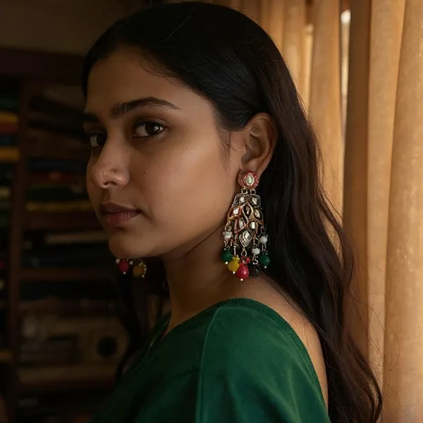 Multicolor_Multicolor_Kundan_&_Bead_Dangler_Earrings_Festive_Ethnic_Jewellery_For_Women
