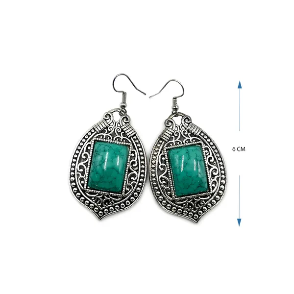 Green_Oxidised_Monalisa_Stone_Earrings_Rectangular_Stone_With_Intricate_Frame_Lightweight_Ethnic_Jewellery_For_Women