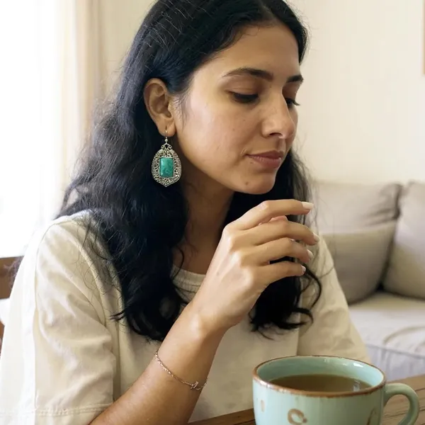 Green_Oxidised_Monalisa_Stone_Earrings_Rectangular_Stone_With_Intricate_Frame_Lightweight_Ethnic_Jewellery_For_Women