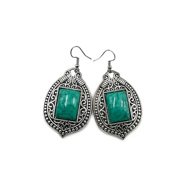 Green_Oxidised_Monalisa_Stone_Earrings_Rectangular_Stone_With_Intricate_Frame_Lightweight_Ethnic_Jewellery_For_Women