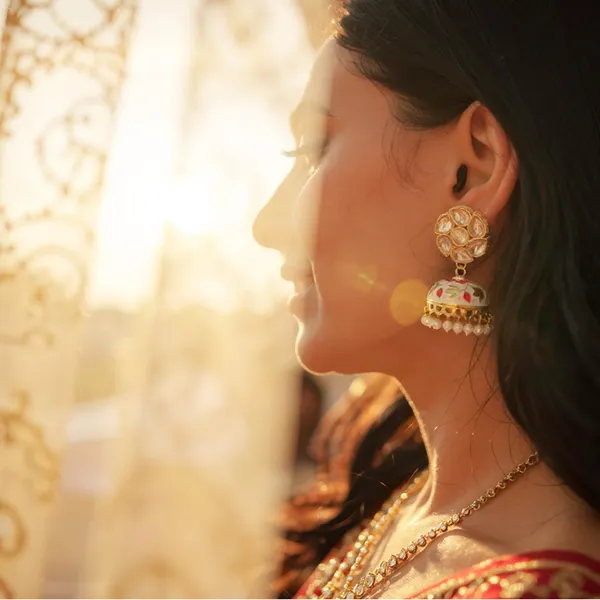 White_Red_Yellow_Meenakari_Jhumka_Earrings_With_Pearl_Drops_|_Handcrafted_Enamel_Jewellery_|_Festive_&_Party_Earrings