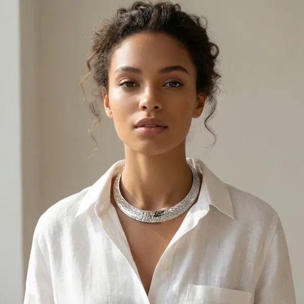 Silver_Statement_Collar_Necklace_Collection_For_Women_|_Golden_&_Silver_|_Anti_Tarnish_|_Multiple_Styles_&_Finishes_|_Adjustable_Chain