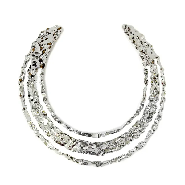 Silver_Statement_Collar_Necklace_Collection_For_Women_|_Golden_&_Silver_|_Anti_Tarnish_|_Multiple_Styles_&_Finishes_|_Adjustable_Chain