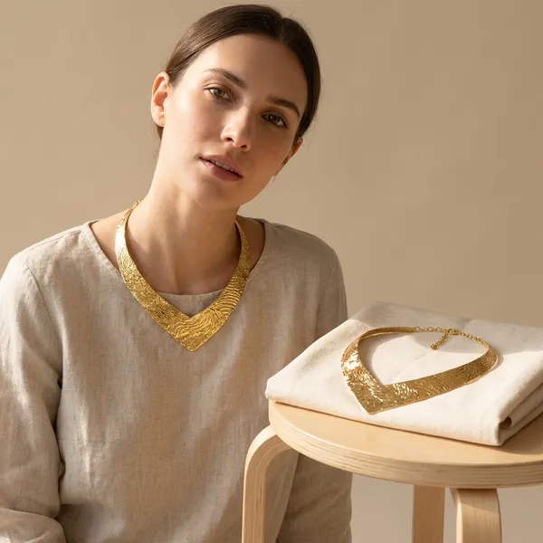 Golden_Statement_Collar_Necklace_Collection_For_Women_|_Golden_&_Silver_|_Anti_Tarnish_|_Multiple_Styles_&_Finishes_|_Adjustable_Chain