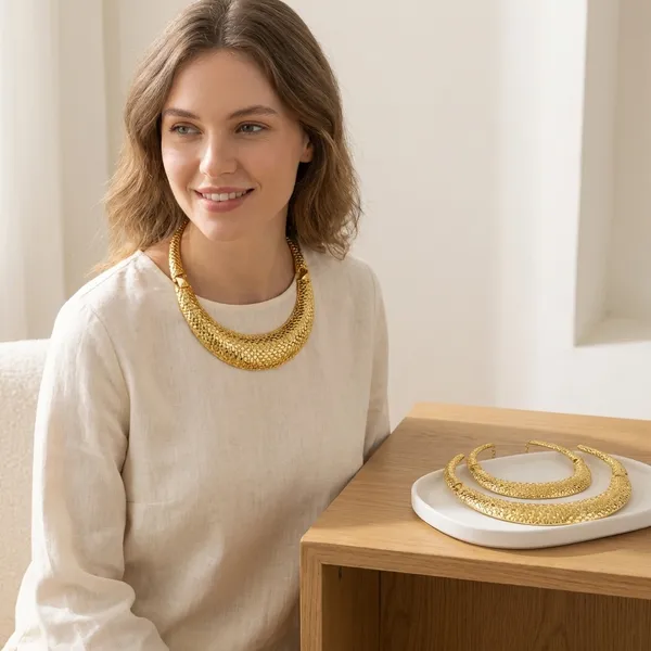 Golden_Statement_Collar_Necklace_Collection_For_Women_|_Golden_&_Silver_|_Anti_Tarnish_|_Multiple_Styles_&_Finishes_|_Adjustable_Chain