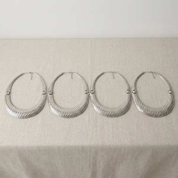 Silver_Statement_Collar_Necklace_Collection_For_Women_|_Golden_&_Silver_|_Anti_Tarnish_|_Multiple_Styles_&_Finishes_|_Adjustable_Chain