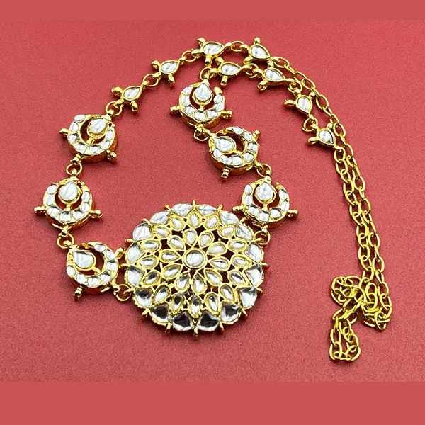 Golden_Taditional_Jwellery_Matha_Patti,_Kundan_Sheeshphool,_Elegant_Shish_Patti_Women_Hair_Accessory