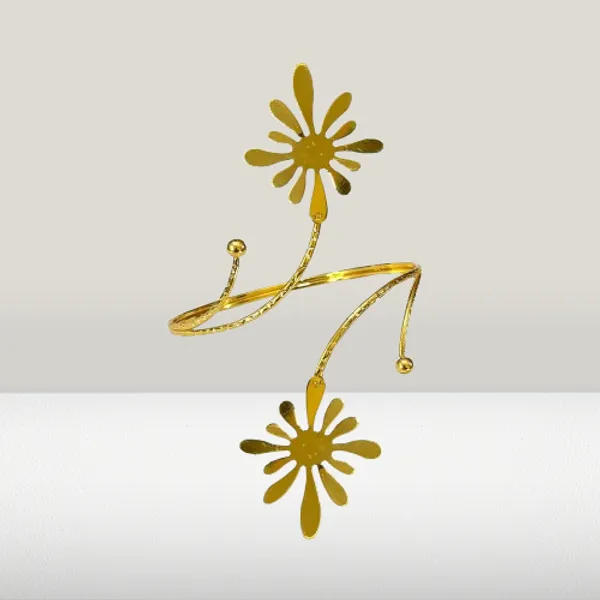 Gold_Tone_Anti_Tarnish_Floral_Burst_Upper_Arm_Cuff_For_Women_|_Adjustable_Baju_Band_Armlet