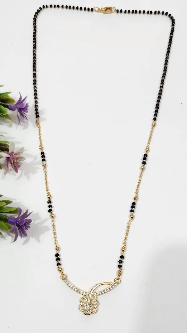 Brass_high_gold_flower_mangalsutra_Buy_one_get_one_free