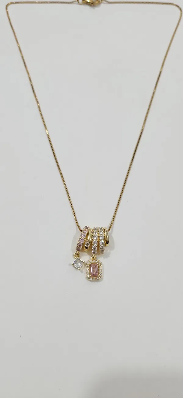 Gold_Brass_Charm_Necklace_For_Women