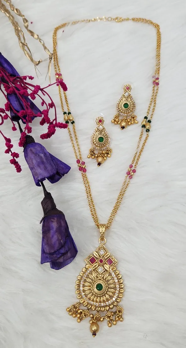 Classic_Meenakari_Kundan_Set