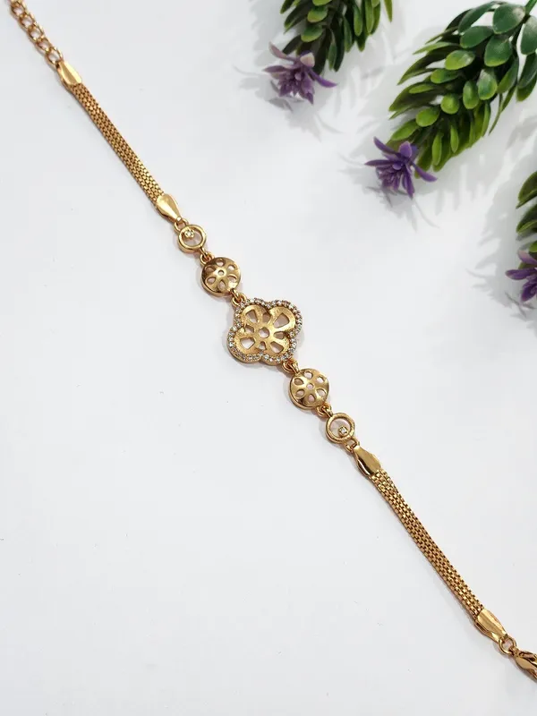 Gold_Tone_Brass_Cutwork_Diamond_Bracelet_For_Women