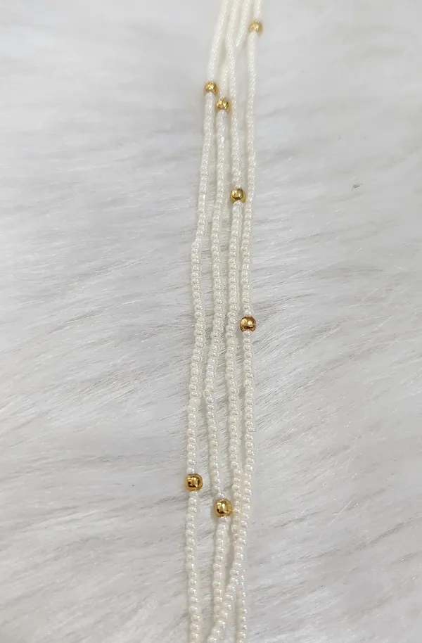 Elegant_Four_Line_White_Pearl_&_Golden_Bead_Necklace