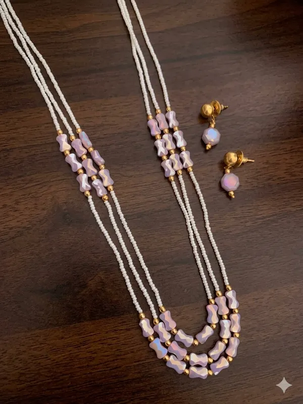 Elegant_Multi-Strand_Pearl_and_Pink_Crystel_Bead_Mala_Set
