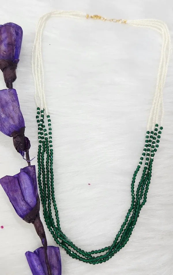 Elegant_White_&_Green_Crystal_Four_Line_Mala
