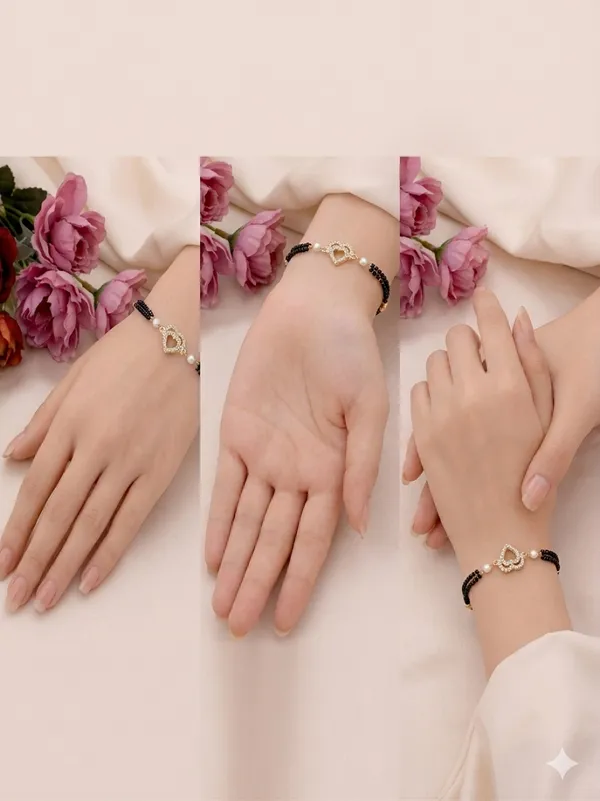 Gold-Plated_Heart_Charm_Mangalsutra_Bracelet
