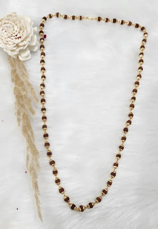 Gold_pleted_Rudrax_Mala