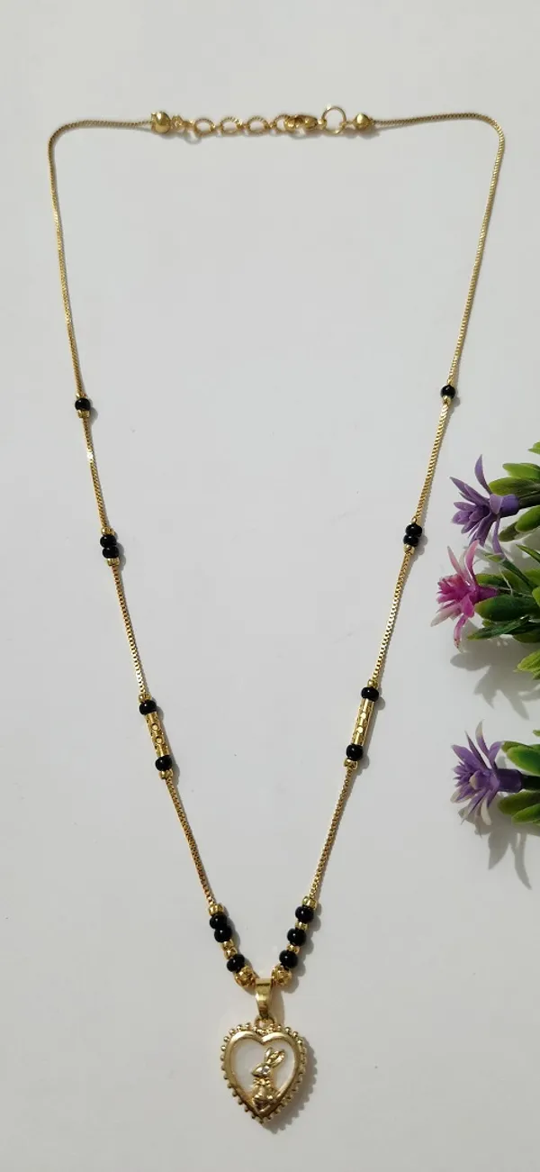 Heart_mangalsutra_Brass_high_gold_