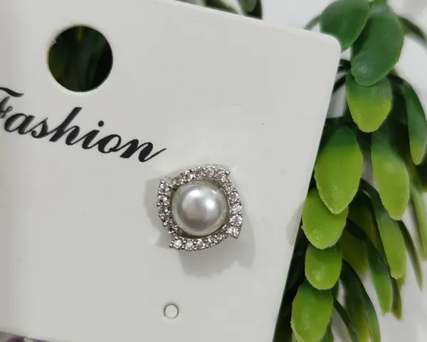 Rose_Gold_&_Silver_Brass_Luna_Pearl_Diamond_Earring_For_Women