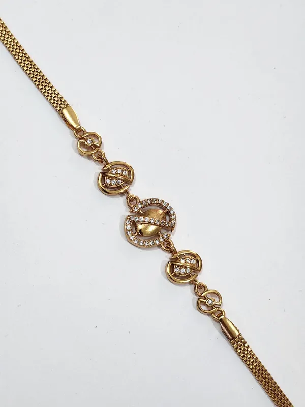 Gold__Brass_Orbit_High_Bracelet_For_Women