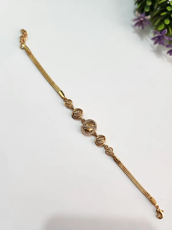Gold__Brass_Orbit_High_Bracelet_For_Women