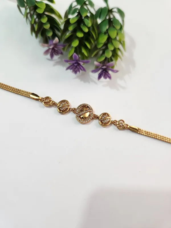Gold__Brass_Orbit_High_Bracelet_For_Women