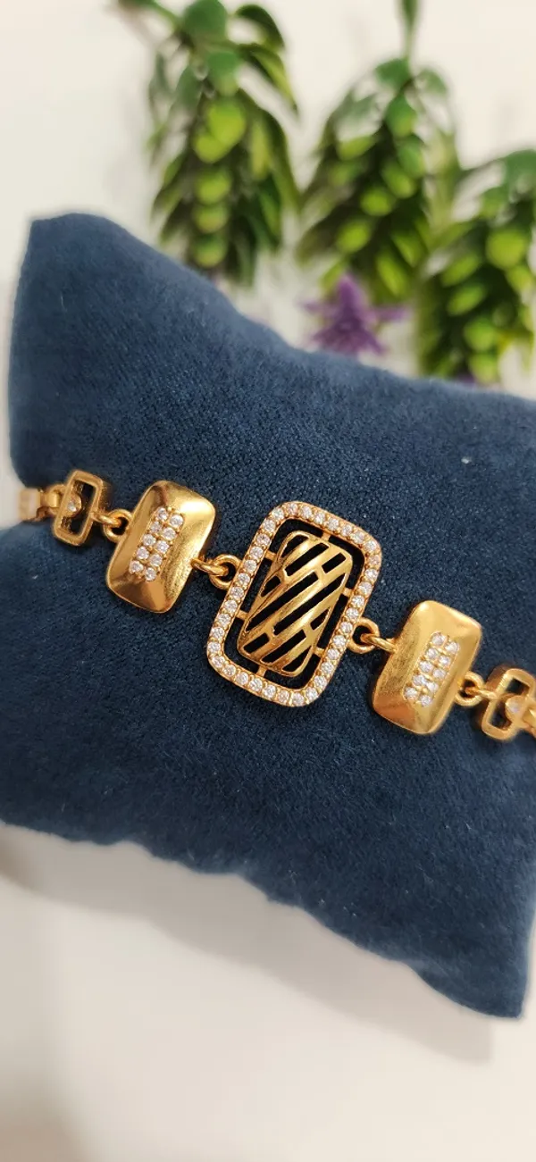 Gold_Plated_Brass_Radiant_Rectangle_Bracelet_For_Women