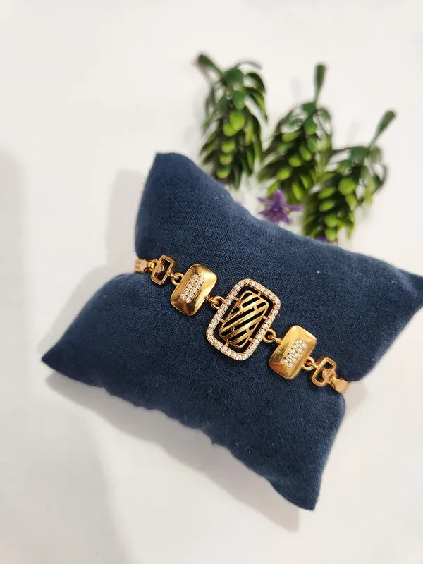 Gold_Plated_Brass_Radiant_Rectangle_Bracelet_For_Women