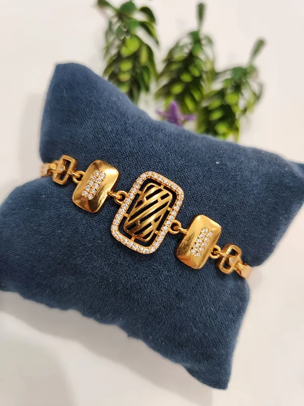 Gold_Plated_Brass_Radiant_Rectangle_Bracelet_For_Women