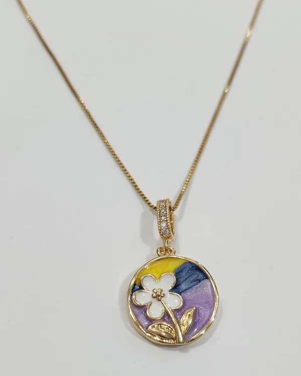 Golden_Brass_Rainbow_Kamal_Necklace_For_Women