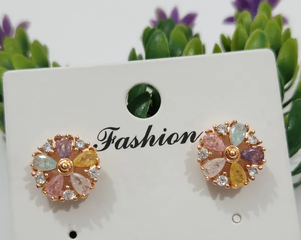 Rose_Gold_Brass_Spring_Petal_Studs_For_Women