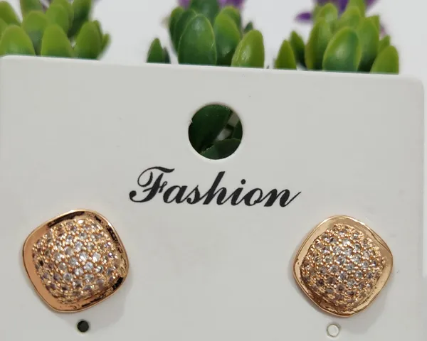 Rose_Gold_Brass_Starlight_Square_Earring_For_Women