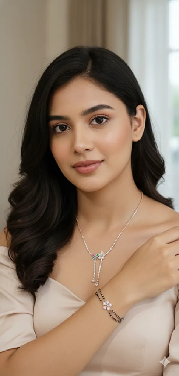Gold_Brass_Unique_Neckpiece_With_Hand_Mangalsutra_For_Women