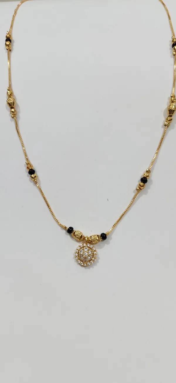 Gold_Brass_Round_Handle_Mangalsutra_For_Women