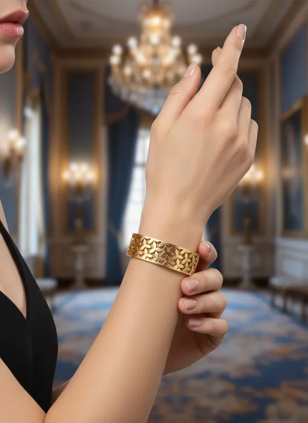 Leaf_catler_anti_tarnish_wrist_wear_Bracelet