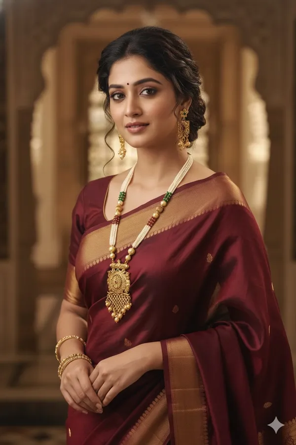 22K_Gold-Plated_White_Kundan_&_Pearl_Studded_And_Beaded_Multi-Strand_Long_Necklace_Set