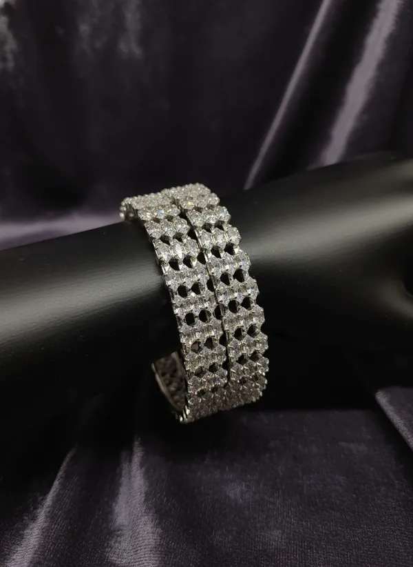Cubic_Zircona_Rhodium_American_Diamond_Bangles