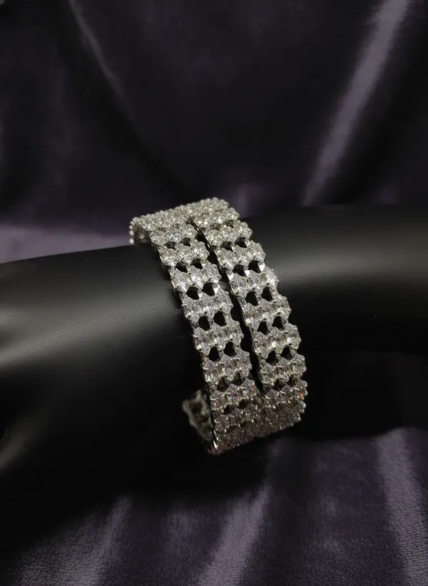 Cubic_Zircona_Rhodium_American_Diamond_Bangles