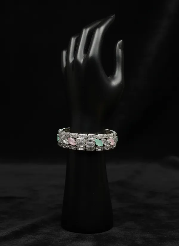 Culeaf_Pink_Green_Zircona_American_Diamond_Bangles