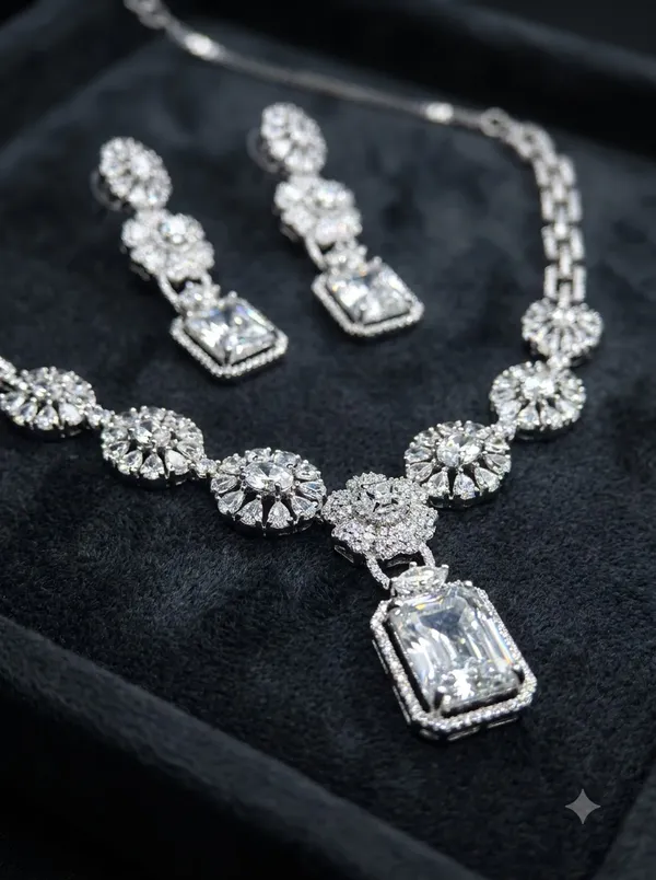Elegent_Victorias_American_Diamond_AD_necklace_set